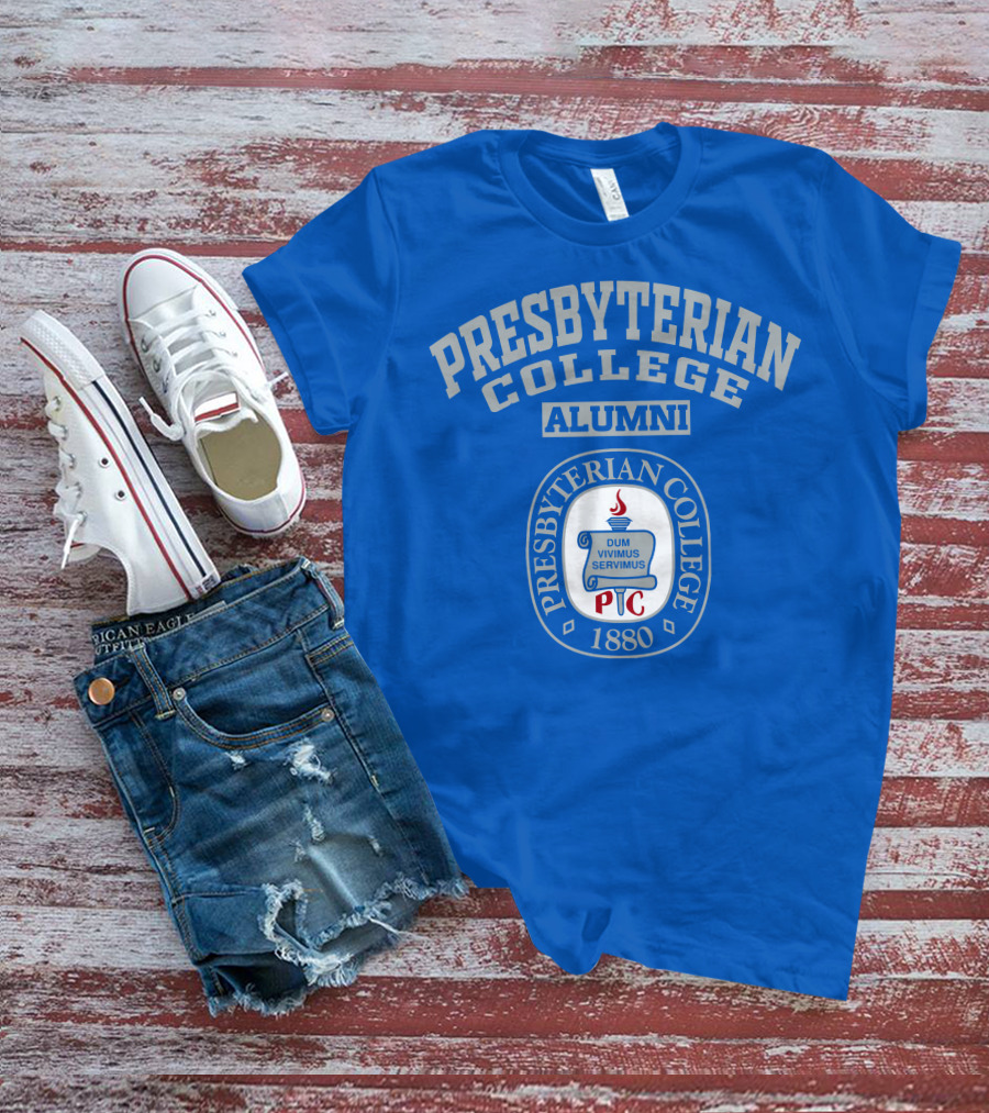 Presbyterian College Alumni Dum Vivimus Servimus P C 1880 T-Shirt