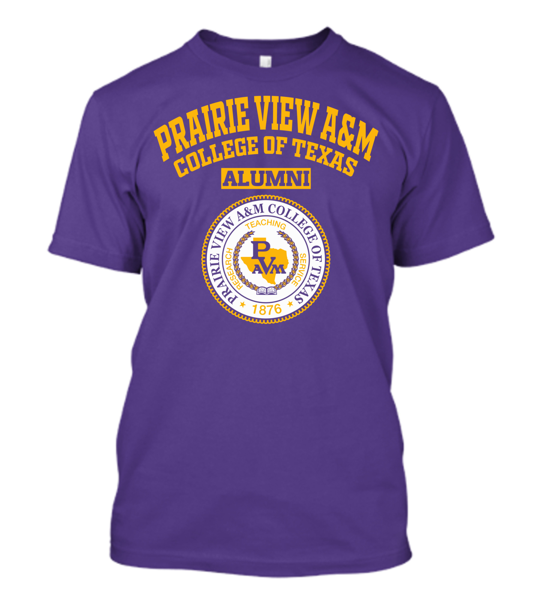 Prairie View A&M College Of Texas Alumni Seal 1876 T-Shirt