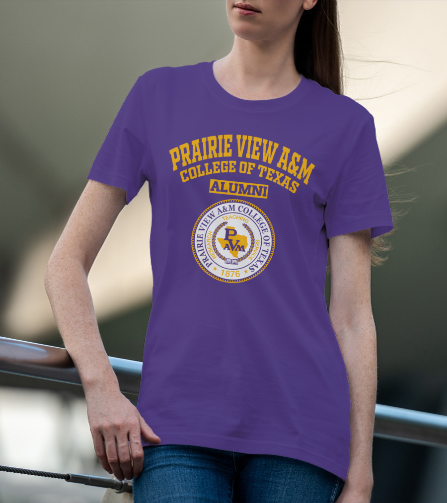 Prairie View A&M College Of Texas Alumni Seal 1876 T-Shirt