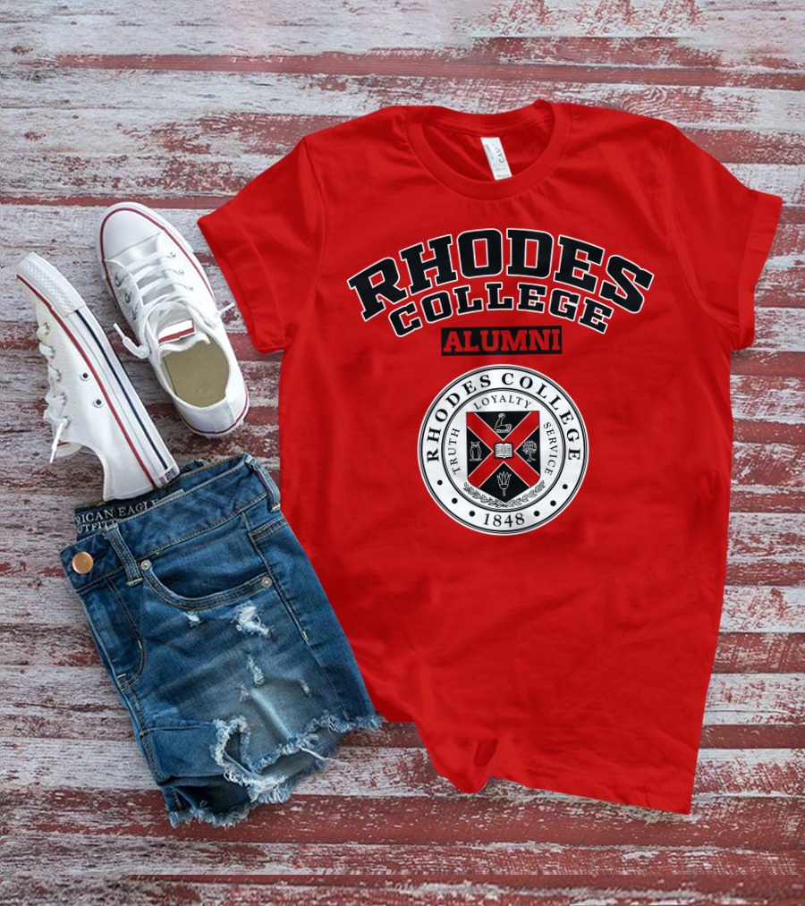 Rhodes College Alumni Truth Loyalty Service 1848 Seal T-Shirt