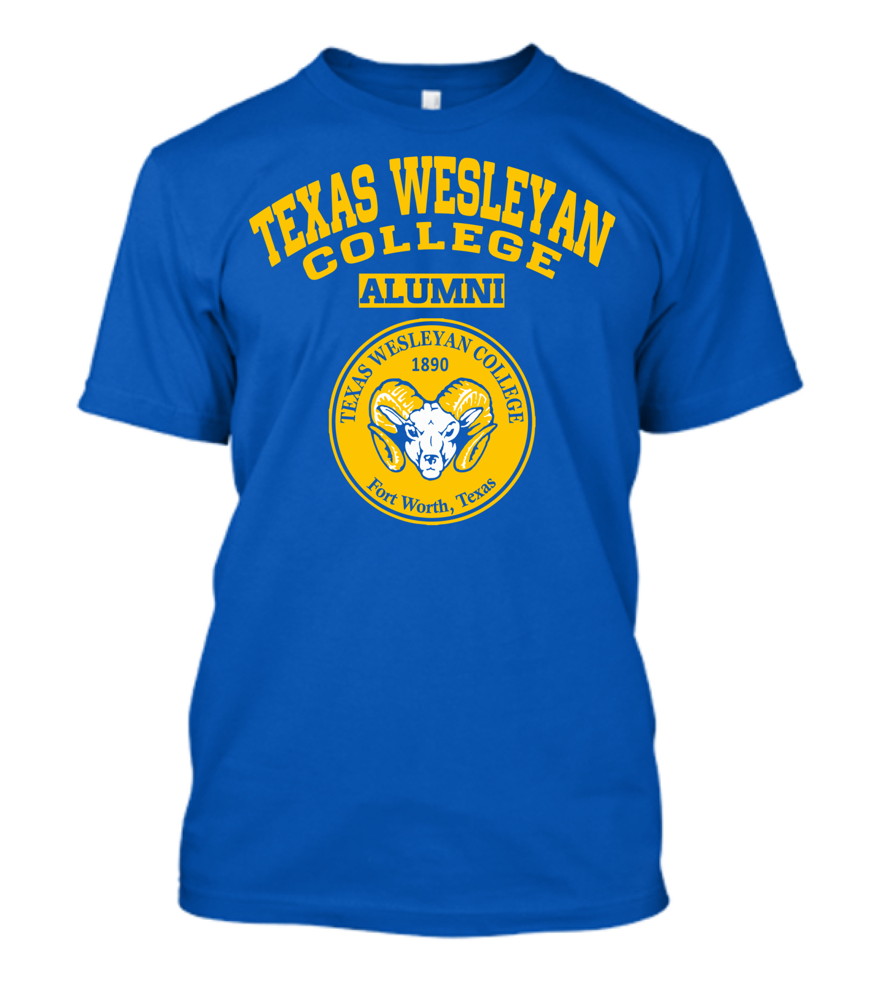 Texas Wesleyan College Alumni Fort Worth Texas 1890 T-Shirt