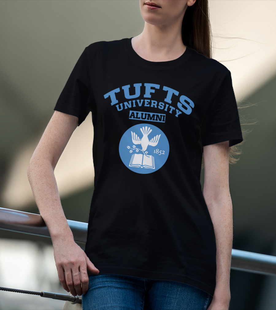 TUFTS UNIVERSITY ALUMNI 1852 Dove Seal T-Shirt