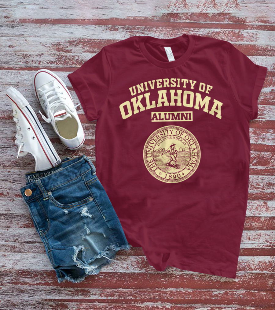 University Of Oklahoma Alumni 1890 Seal T-Shirt