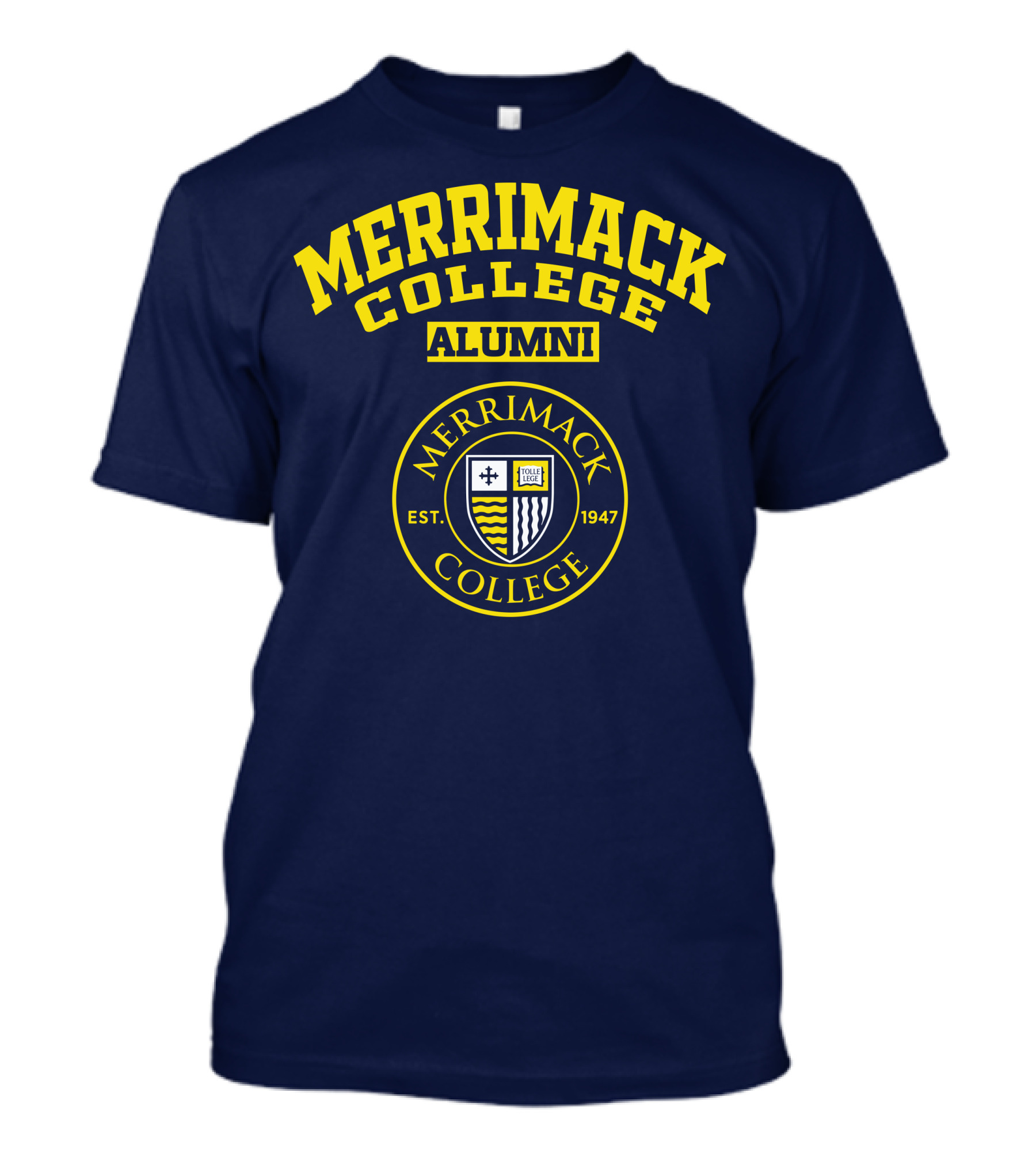 Merrimack College Alumni Est. 1947 Emblem T-Shirt