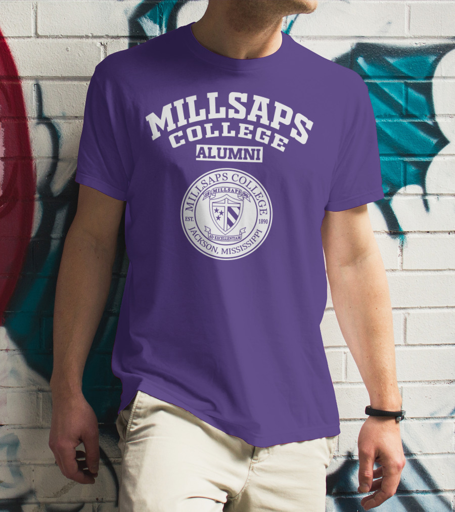 Millsaps College Alumni Jackson Mississippi Est 1890 Ad Excellentiam Seal T-Shirt