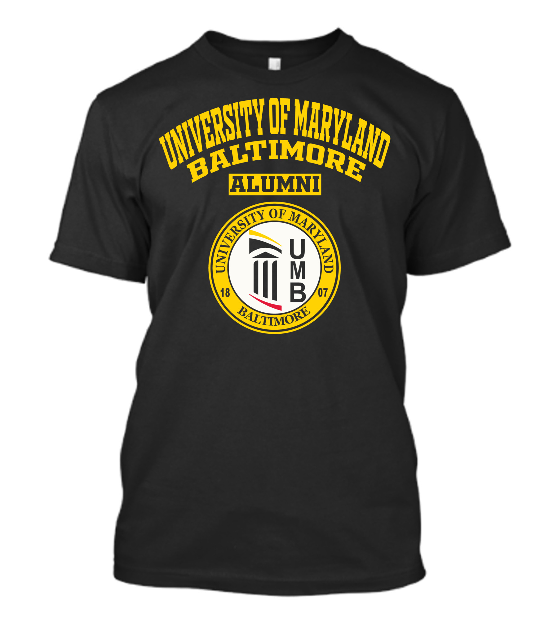 University Of Maryland Baltimore Alumni UMB 1807 T-Shirt