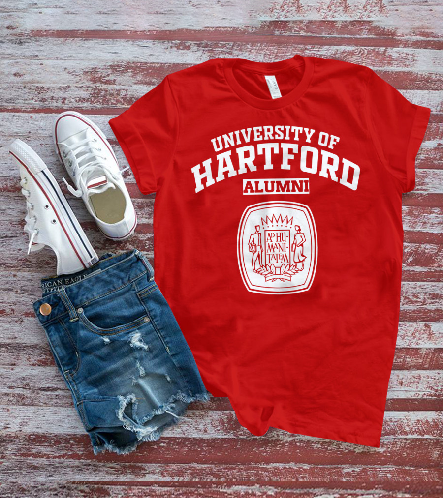 University Of Hartford Alumni AP Humanitatem Crest T-Shirt