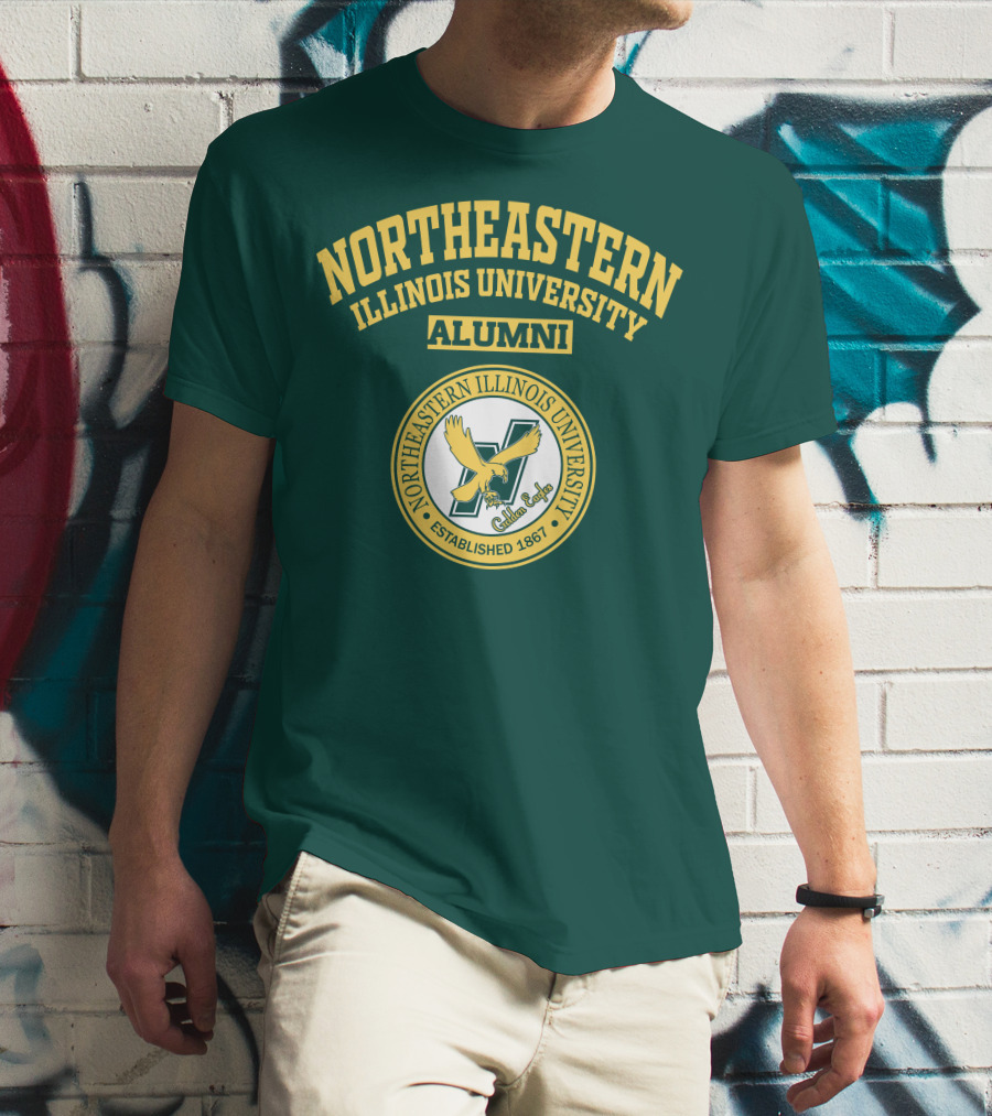 Northeastern Illinois University Alumni Golden Eagles Established 1867 T-Shirt