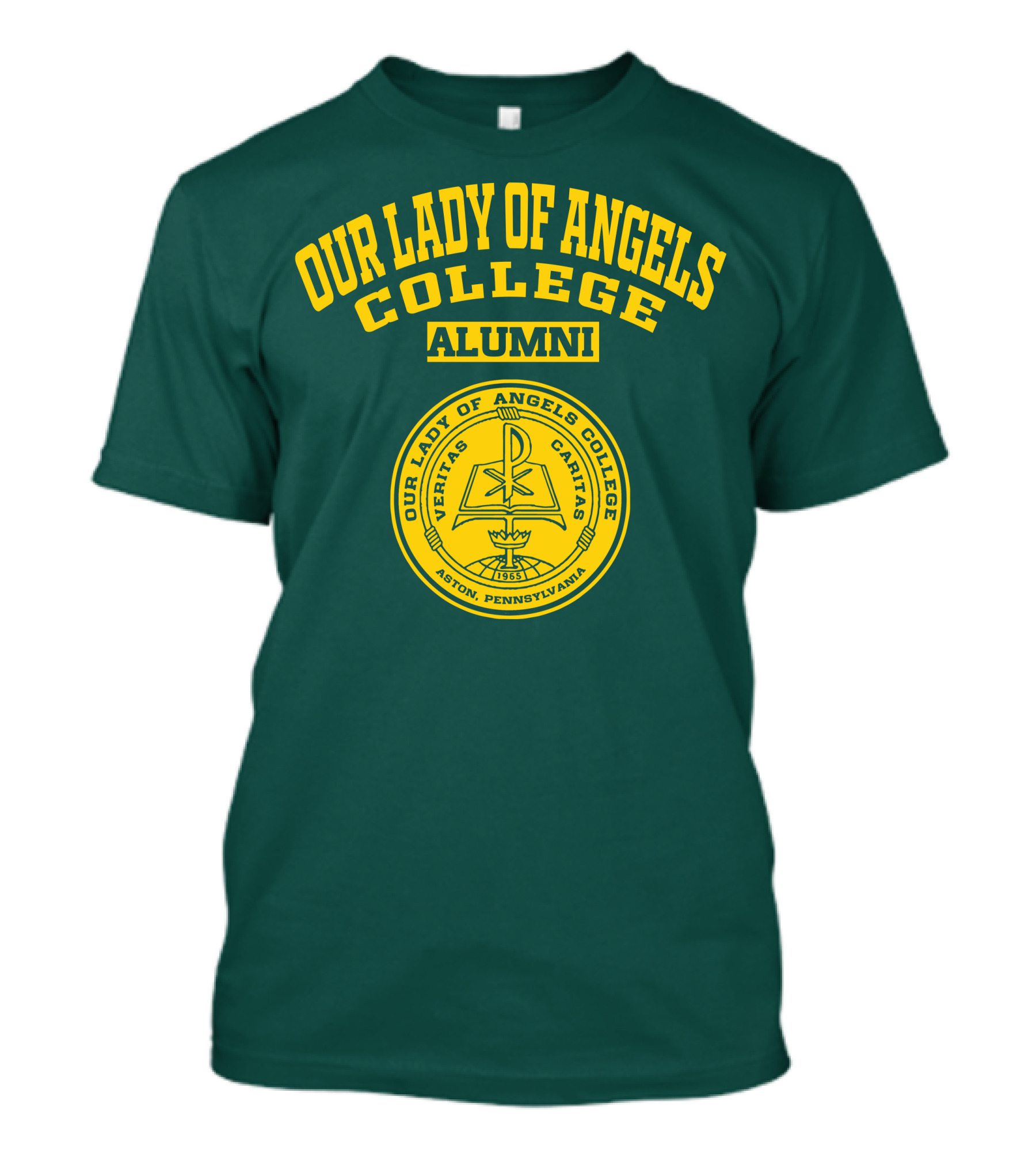 Our Lady Of Angels College Alumni Veritas Caritas Aston Pennsylvania 1953 T-Shirt