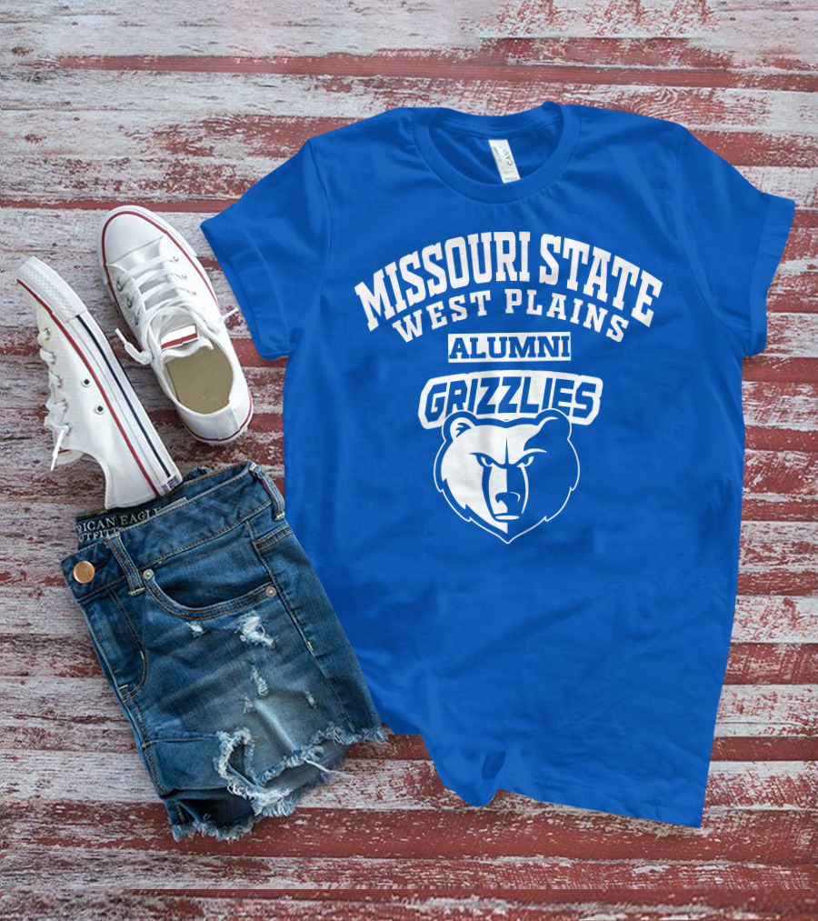 Missouri State West Plains Alumni Grizzlies Bear T-Shirt