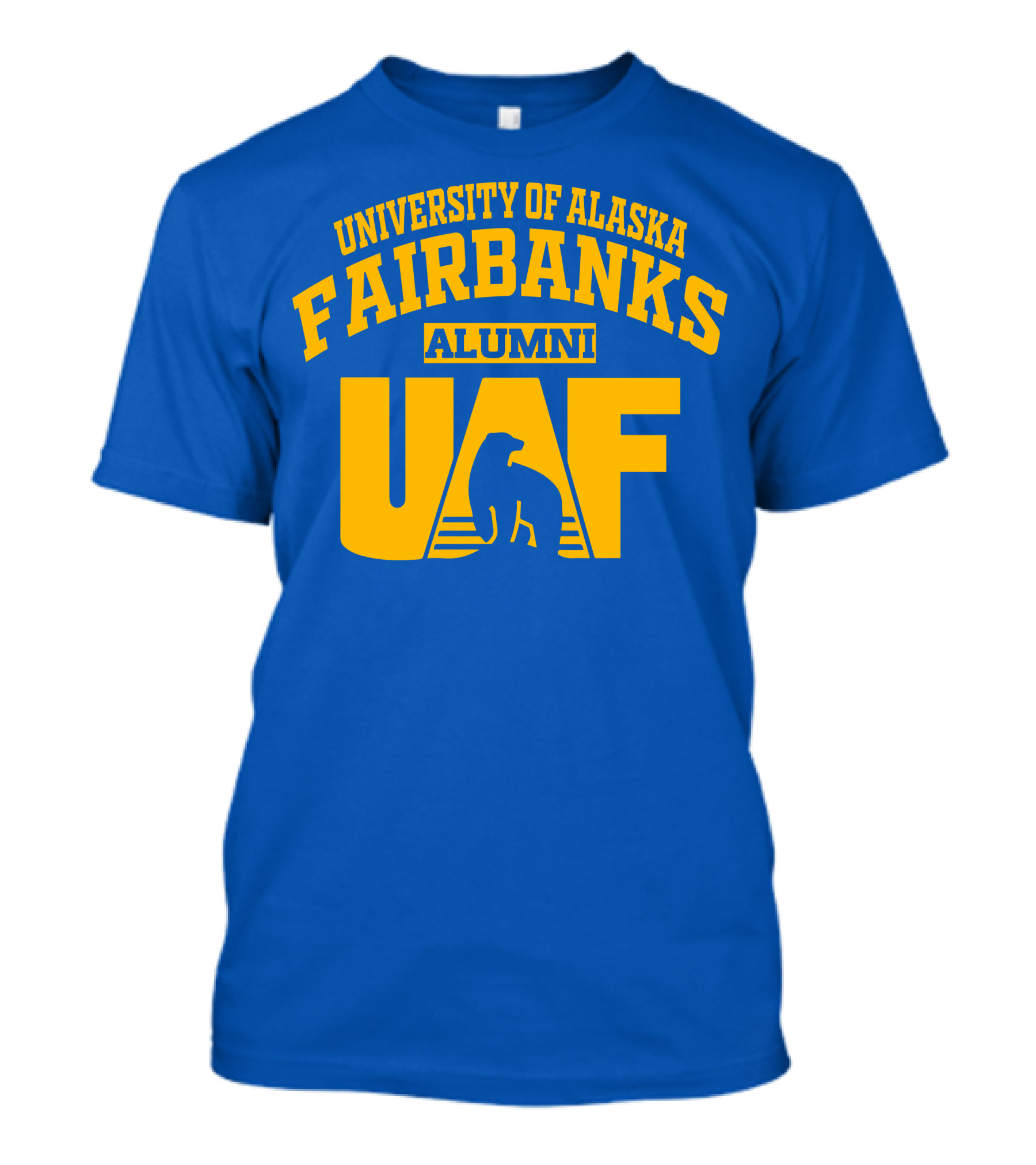 University Of Alaska Fairbanks Alumni UAF Bear T-Shirt