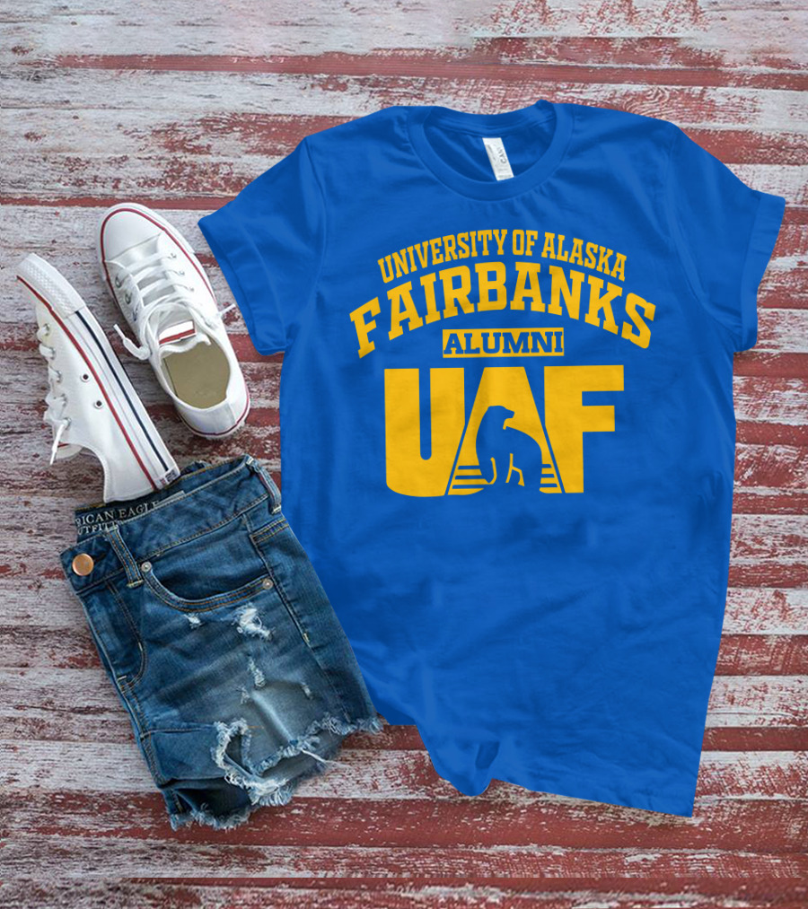 University Of Alaska Fairbanks Alumni UAF Bear T-Shirt