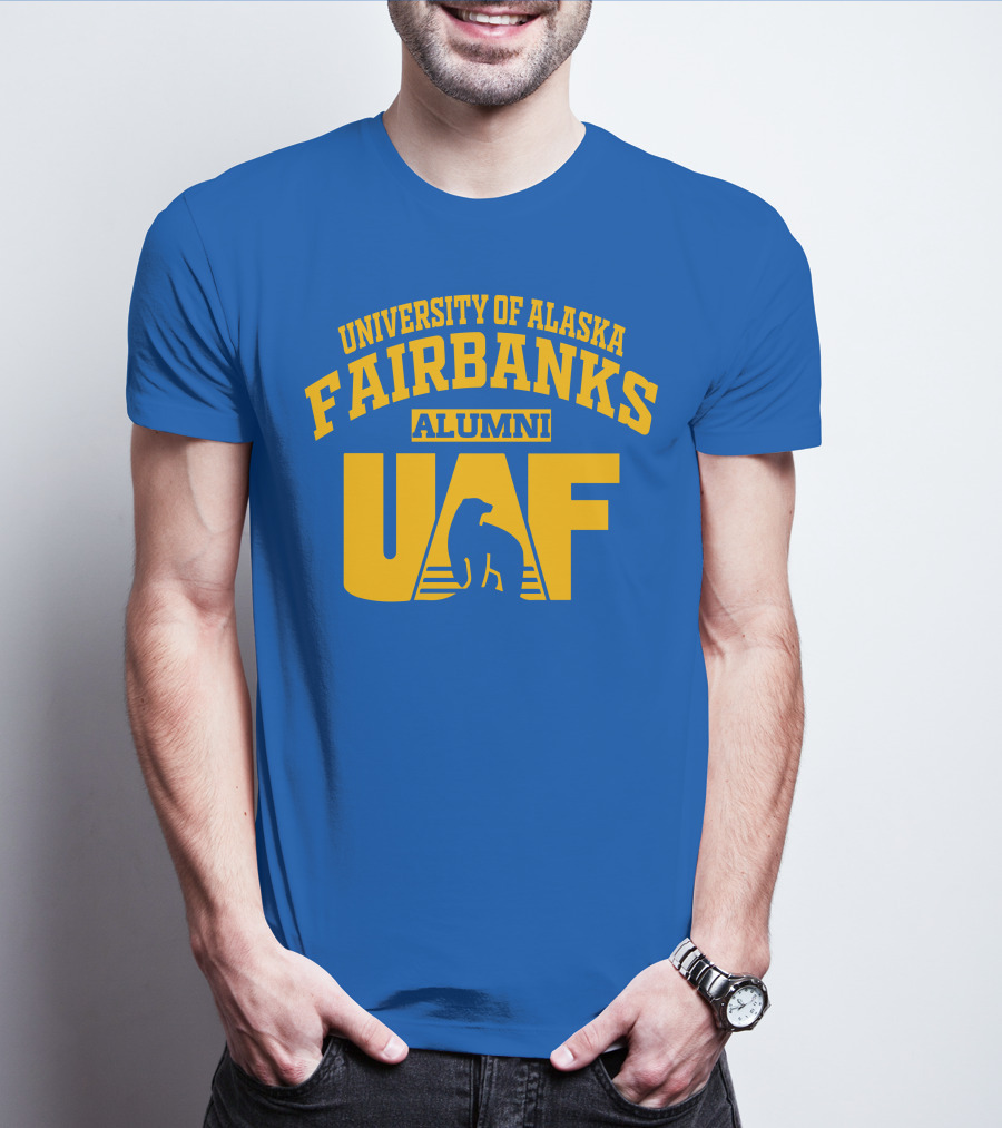 University Of Alaska Fairbanks Alumni UAF Bear T-Shirt
