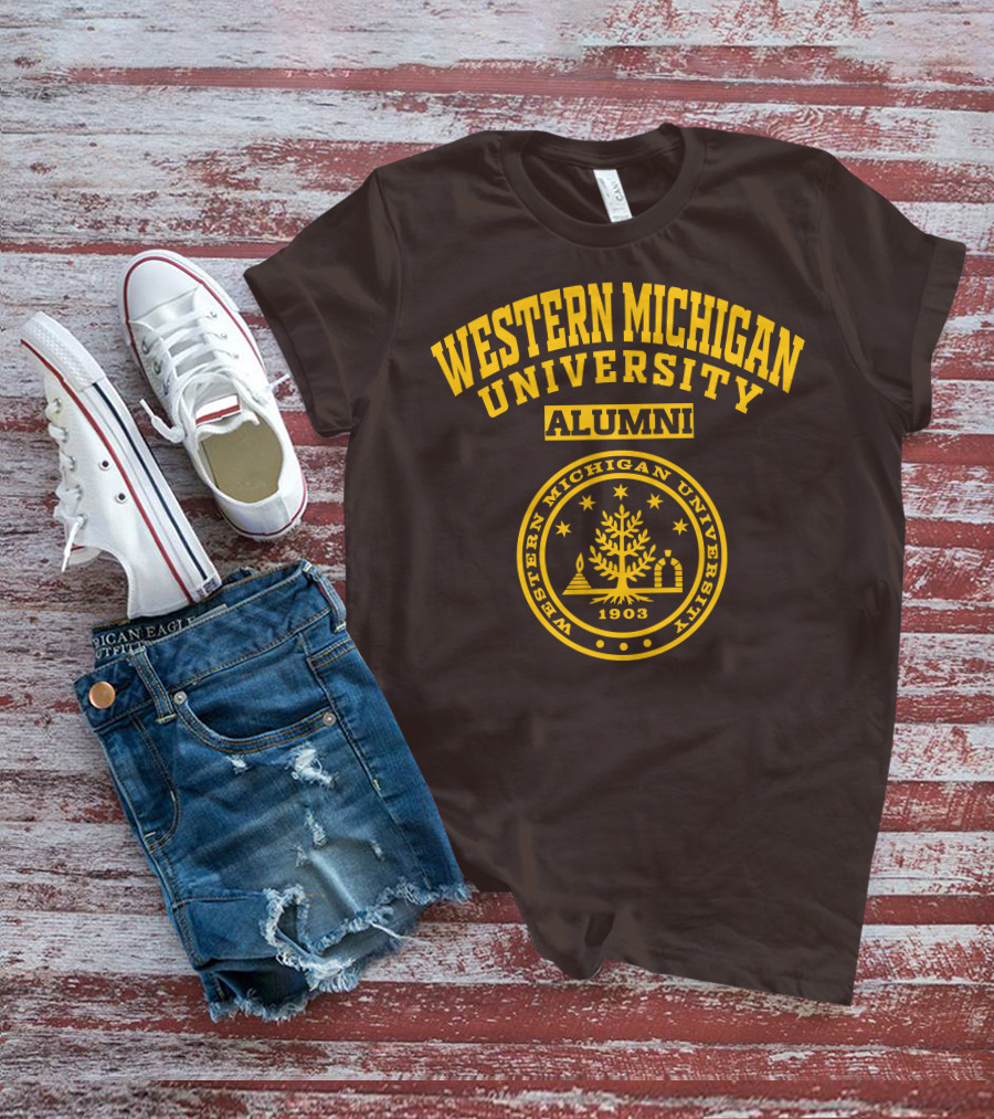 Western Michigan University Alumni 1903 Seal T-Shirt