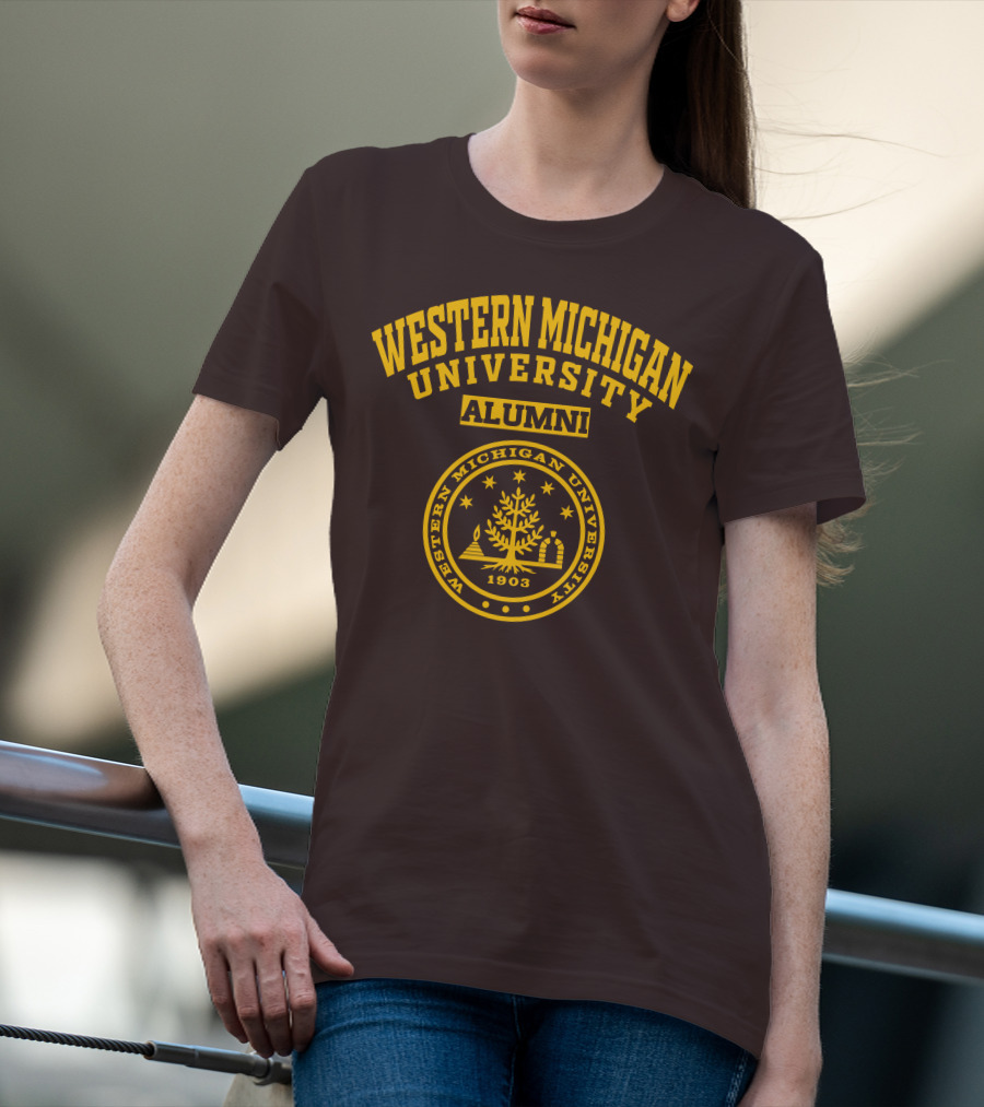 Western Michigan University Alumni 1903 Seal T-Shirt