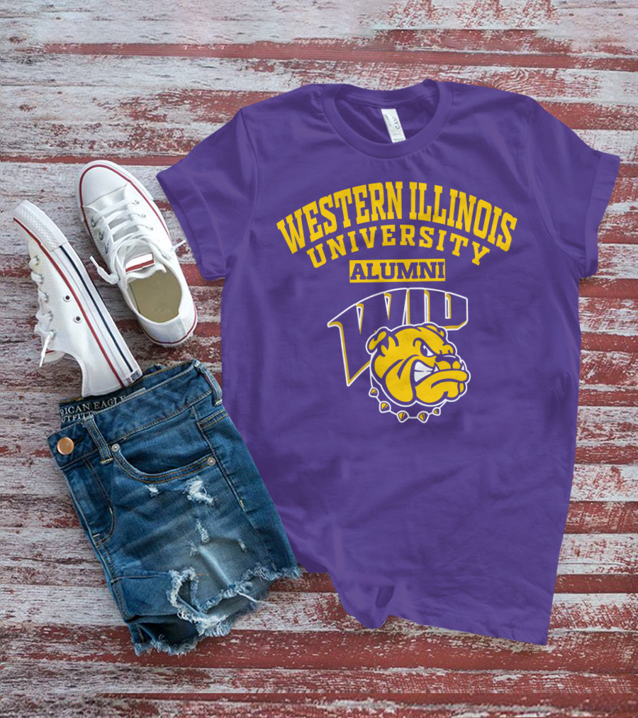 Western Illinois University Alumni WIU Bulldog T-Shirt
