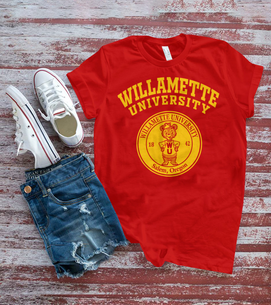 Willamette University Salem Oregon 1842 Bearcat T-Shirt
