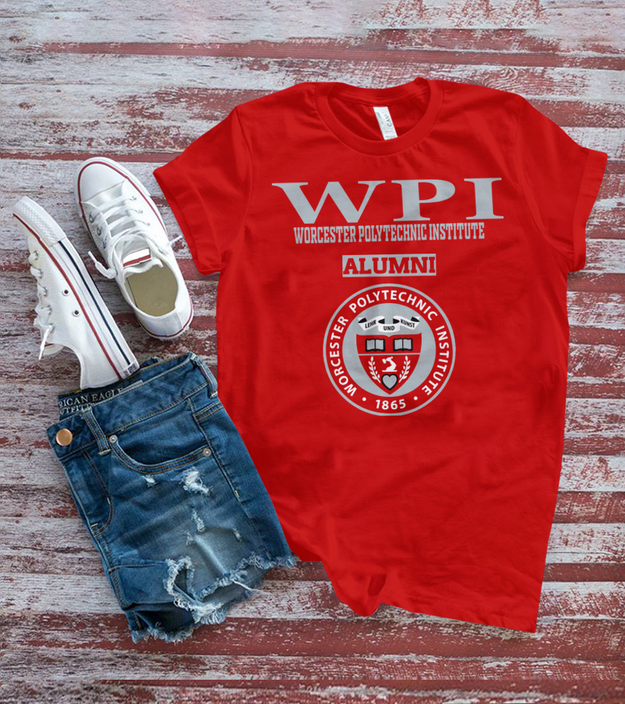 Worcester Polytechnic Institute WPI Alumni Seal 1865 T-Shirt