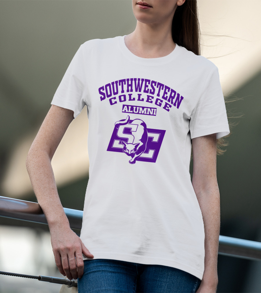 Southwestern College Alumni SC Logo With Cougar T-Shirt