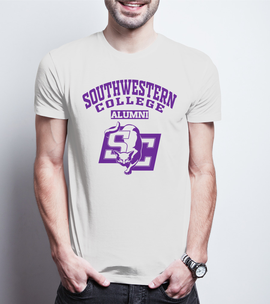 Southwestern College Alumni SC Logo With Cougar T-Shirt