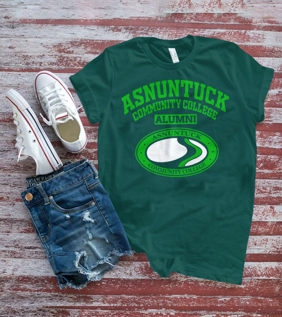 Asnuntuck Community College Alumni With Oval Emblem T-Shirt