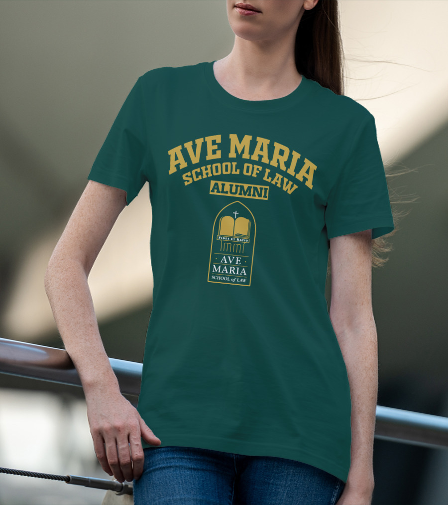 Ave Maria School Of Law Alumni Fides Et Ratio Crest T-Shirt