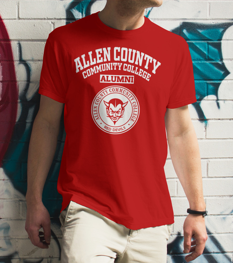 Allen County Community College Alumni Red Devils T-Shirt