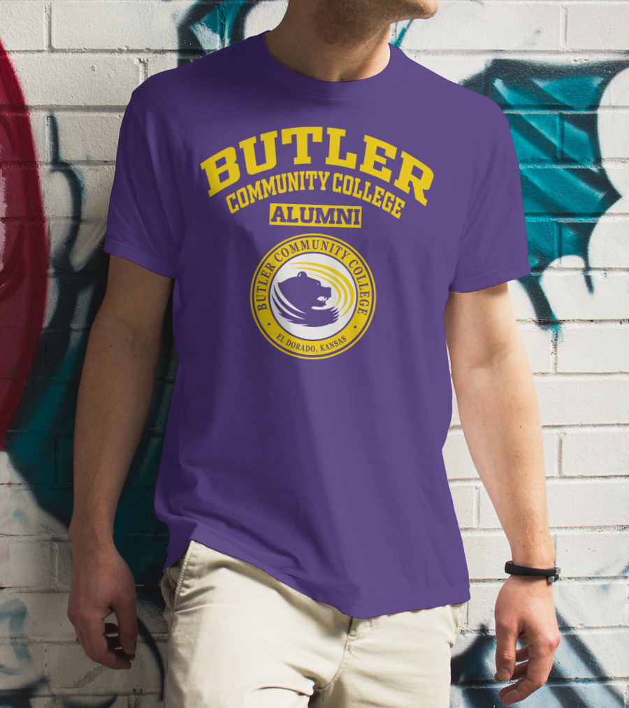 Butler Community College Alumni Bear Mascot El Dorado Kansas T-Shirt