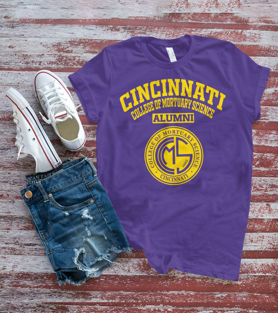 Cincinnati College Of Mortuary Science Alumni Emblem 1882 T-Shirt