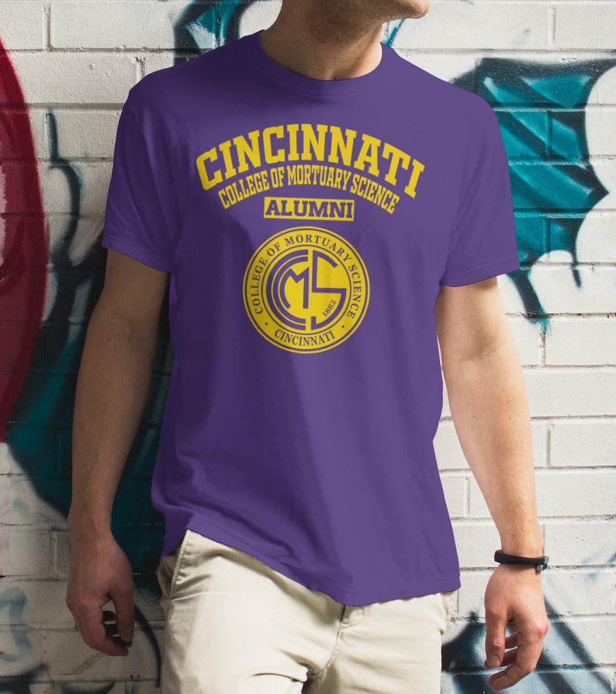 Cincinnati College Of Mortuary Science Alumni Emblem 1882 T-Shirt