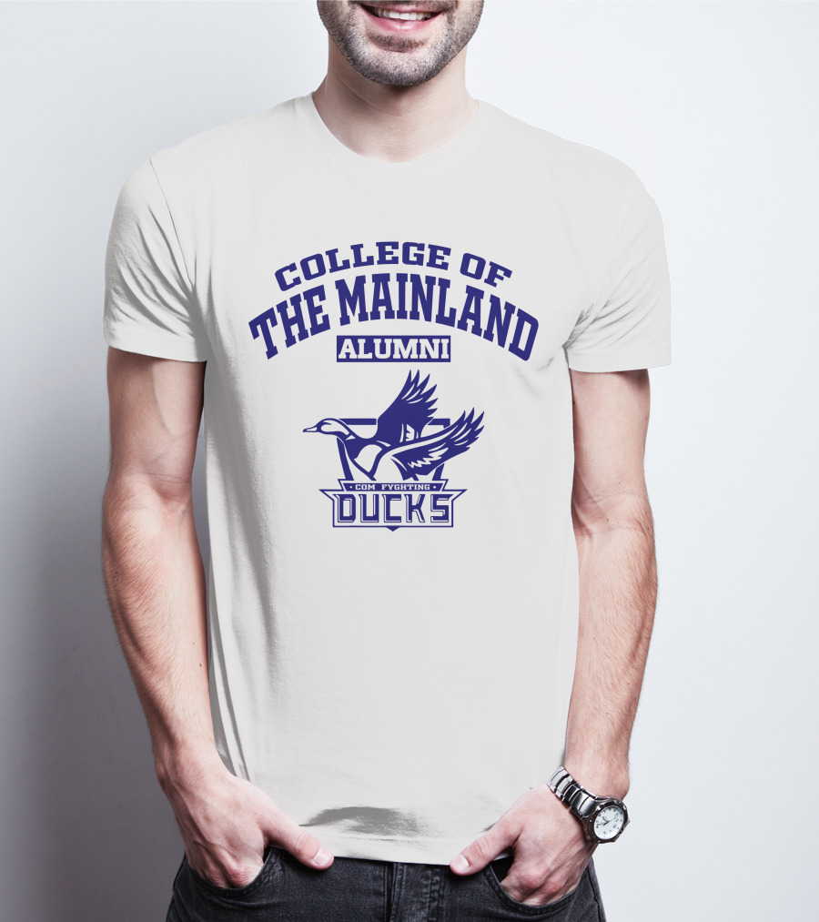 College Of The Mainland Alumni Com Fighting Ducks T-Shirt