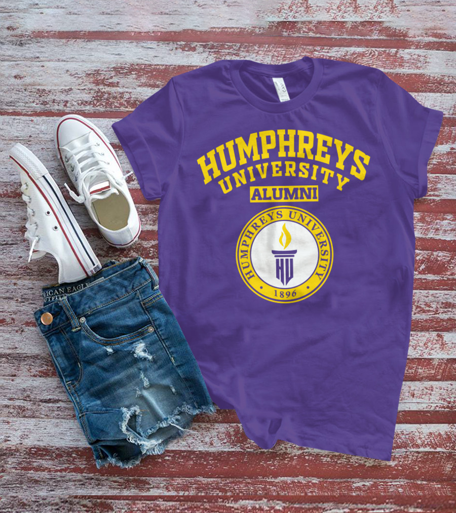 Humphreys University Alumni 1896 Torch Emblem T-Shirt