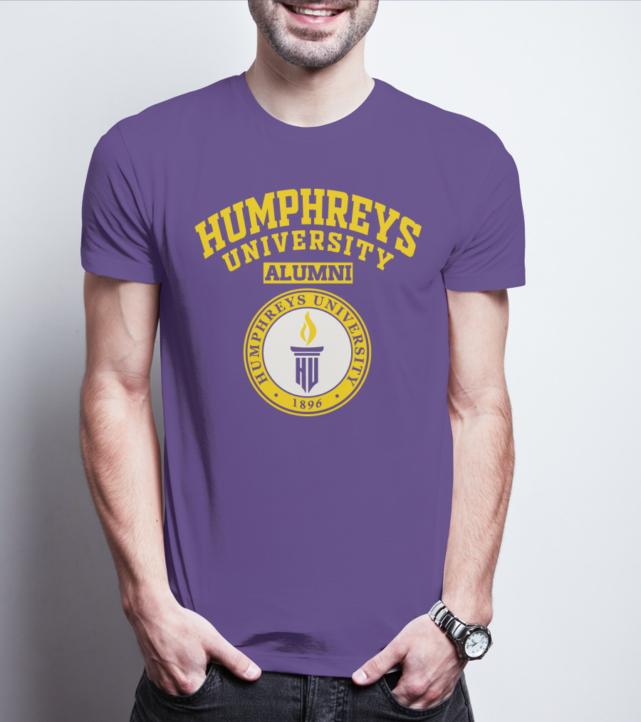 Humphreys University Alumni 1896 Torch Emblem T-Shirt
