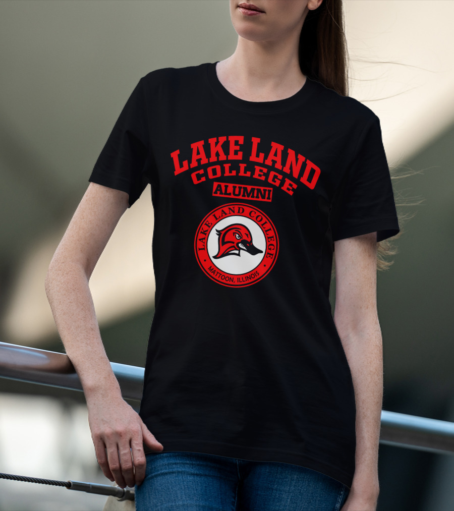 Lake Land College Alumni Mattoon Illinois Red Bird T-Shirt