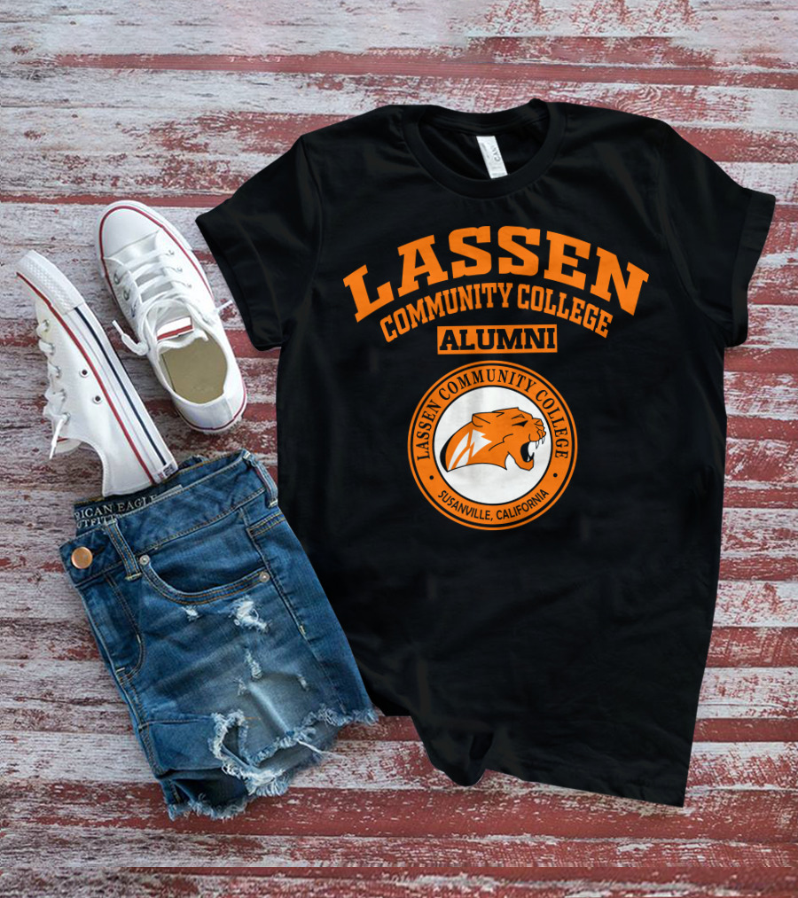 Lassen Community College Alumni Susanville California Tiger T-Shirt