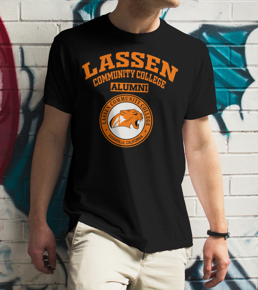 Lassen Community College Alumni Susanville California Tiger T-Shirt