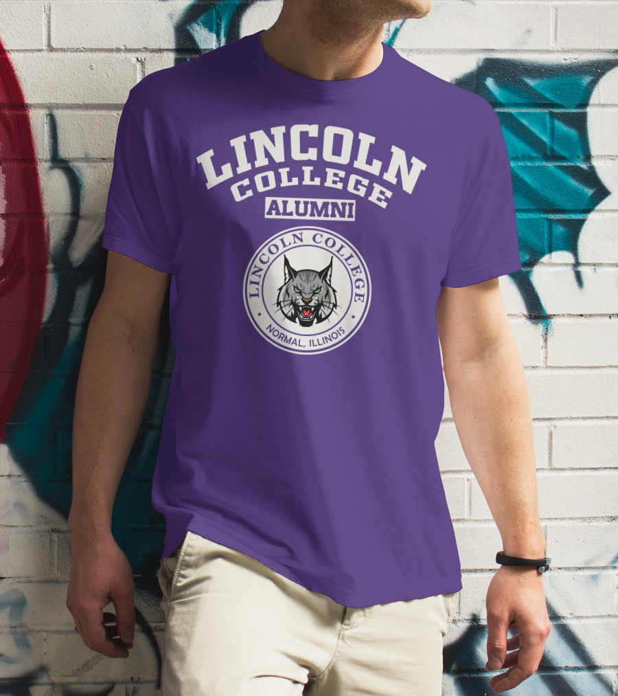 LINCOLN COLLEGE ALUMNI NORMAL ILLINOIS WILDCAT T-Shirt