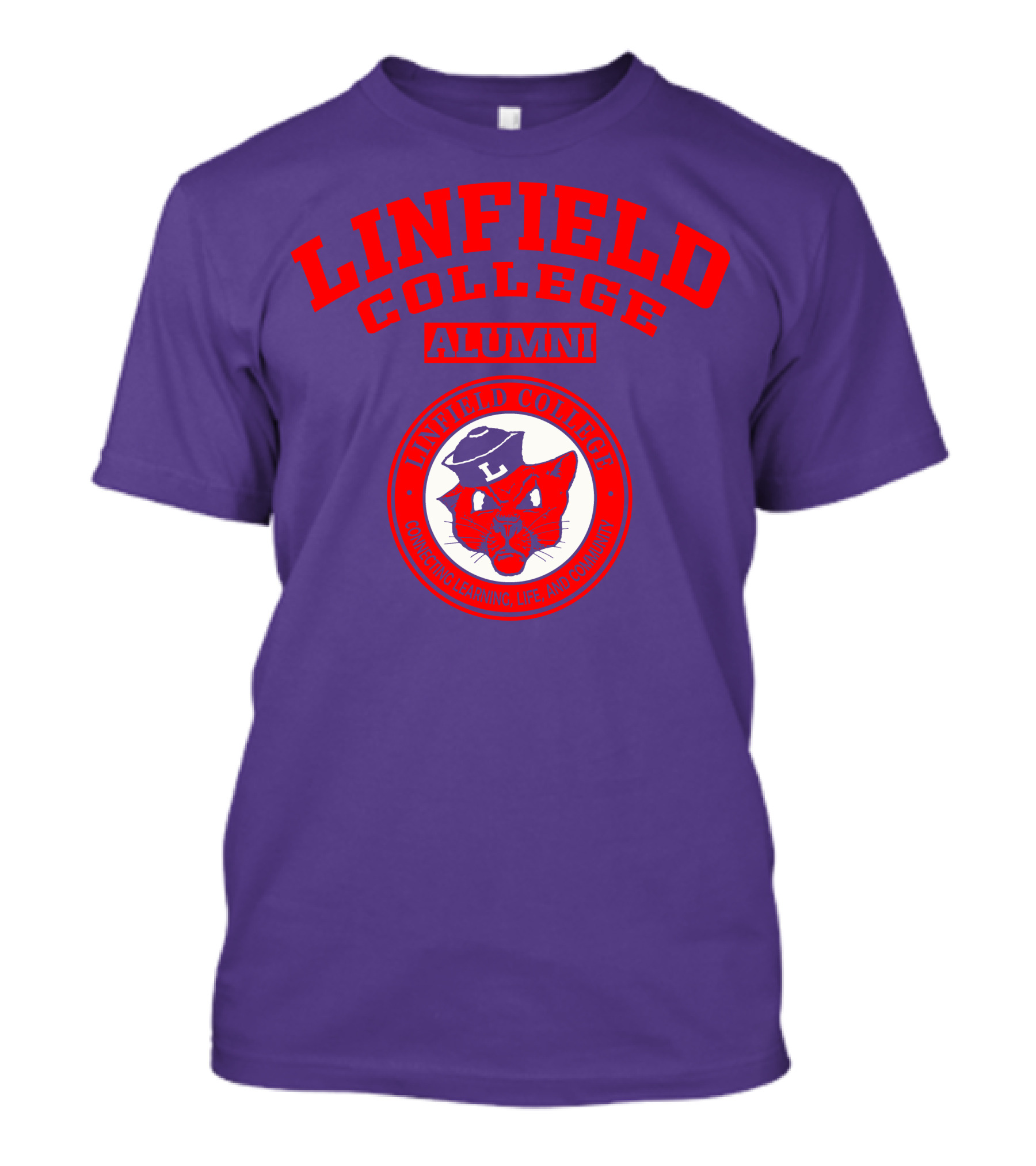 Linfield College Alumni Confido Personal Development Mascot T-Shirt