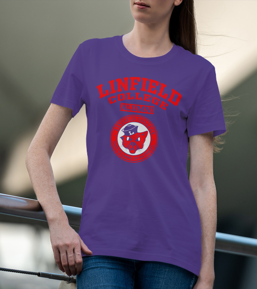 Linfield College Alumni Confido Personal Development Mascot T-Shirt