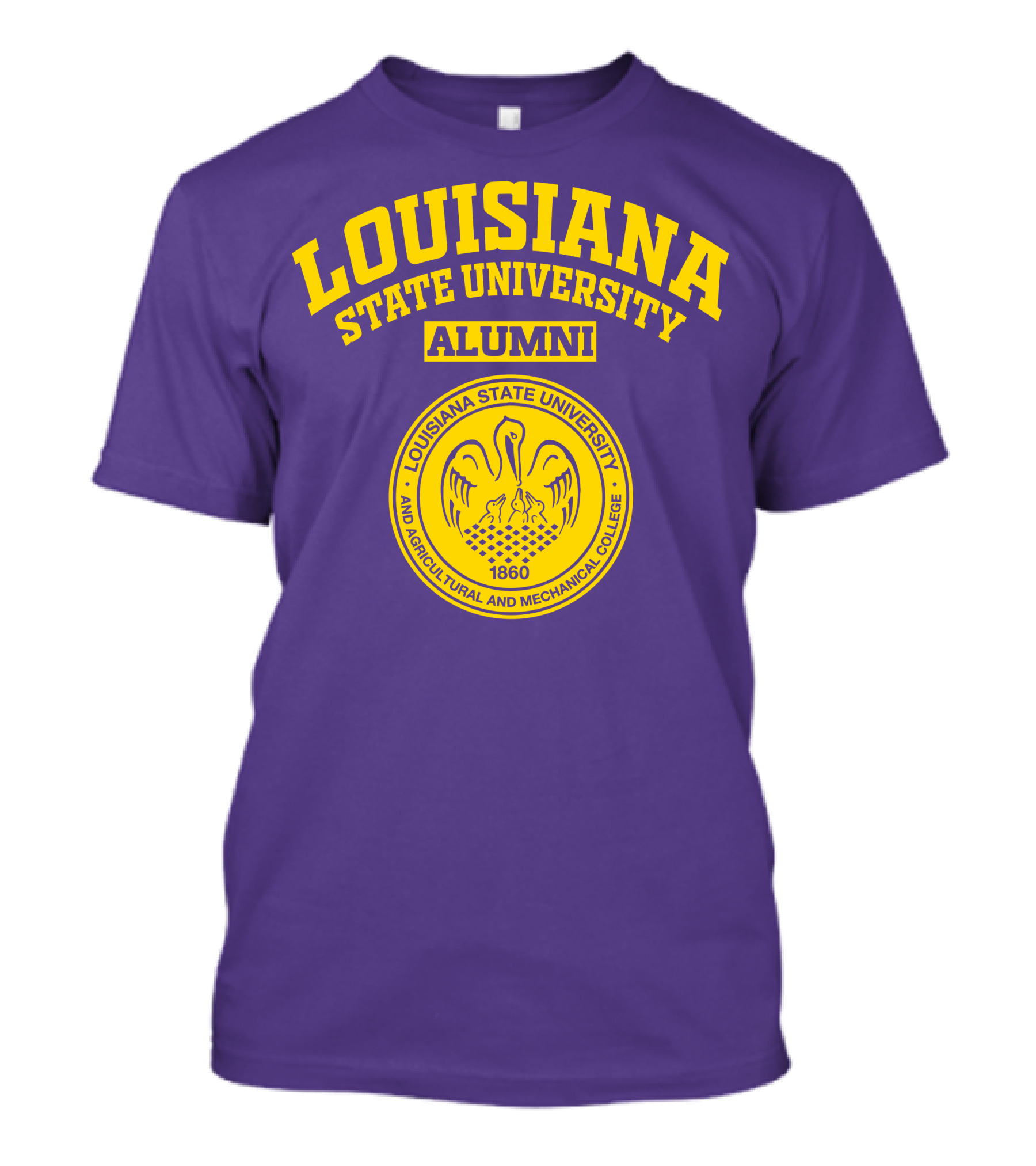 Louisiana State University Alumni Emblem 1860 T-Shirt