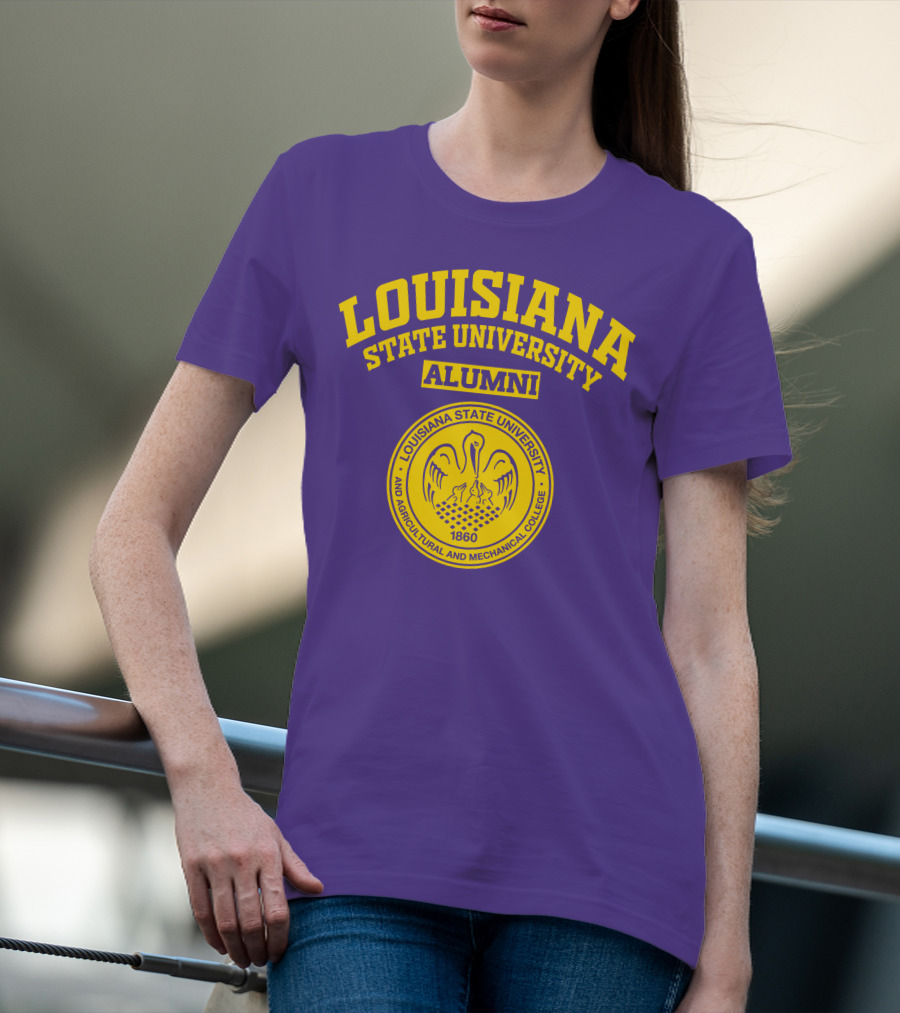 Louisiana State University Alumni Emblem 1860 T-Shirt