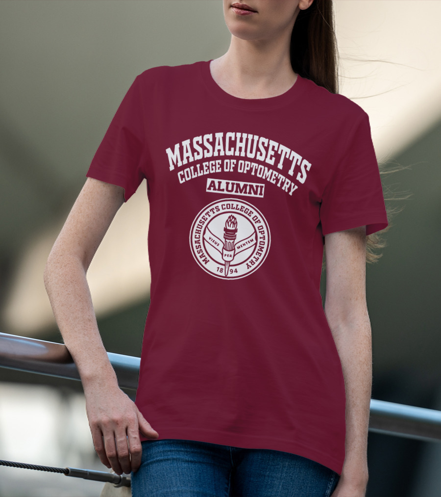 Massachusetts College Of Optometry Alumni Visus Per Mentem 1894 T-Shirt