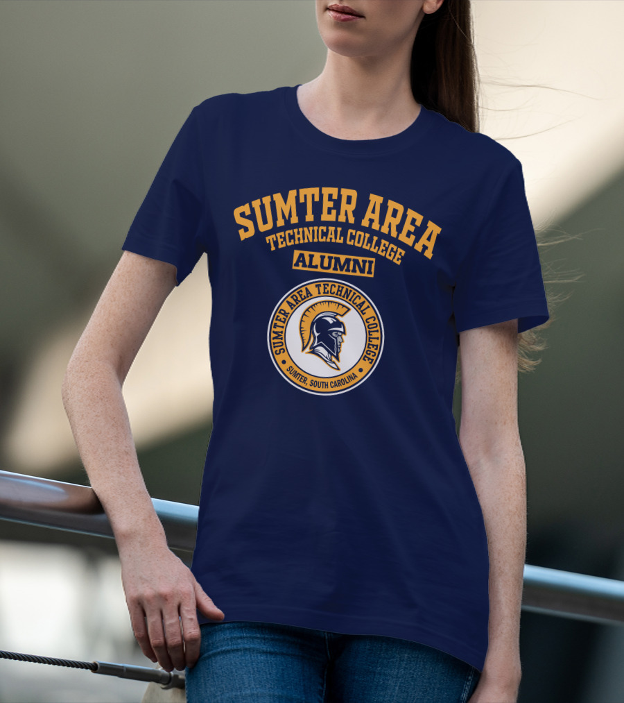 Sumter Area Technical College Alumni South Carolina Spartan Head T-Shirt