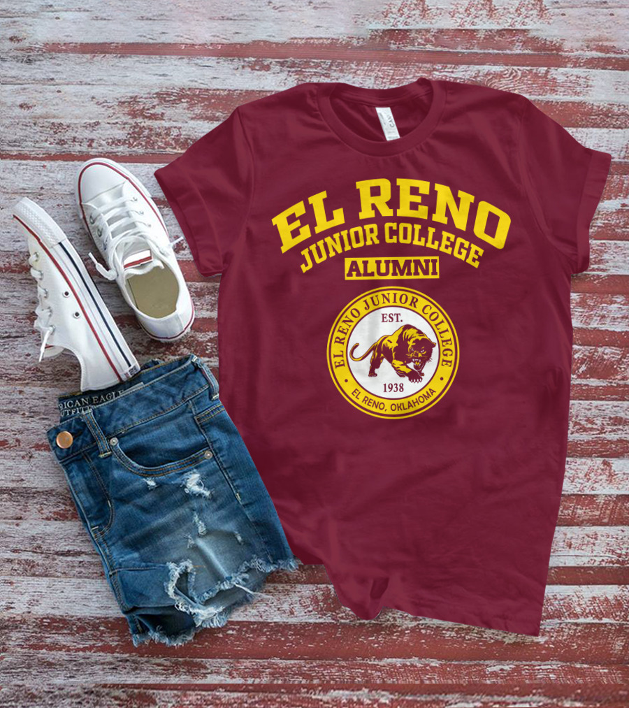 EL RENO JUNIOR COLLEGE ALUMNI EST 1938 EL RENO OKLAHOMA T-Shirt