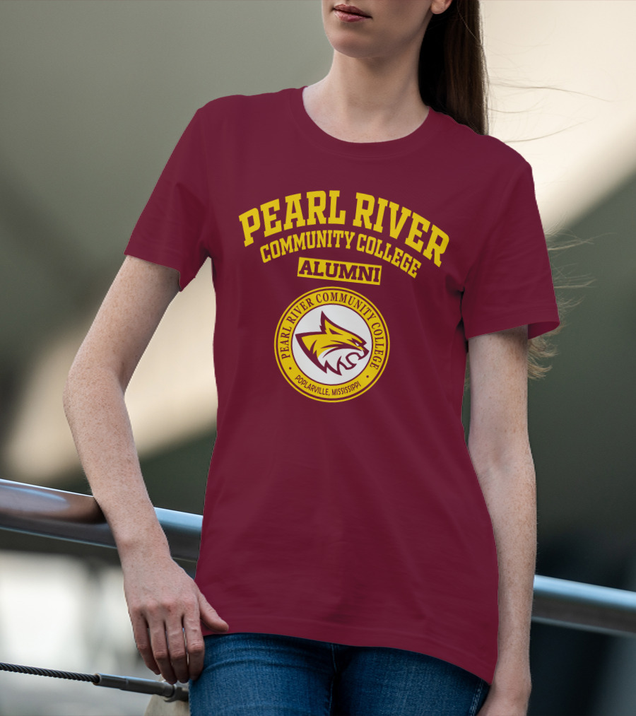 Pearl River Community College Alumni Poplarville Mississippi Wildcat T-Shirt