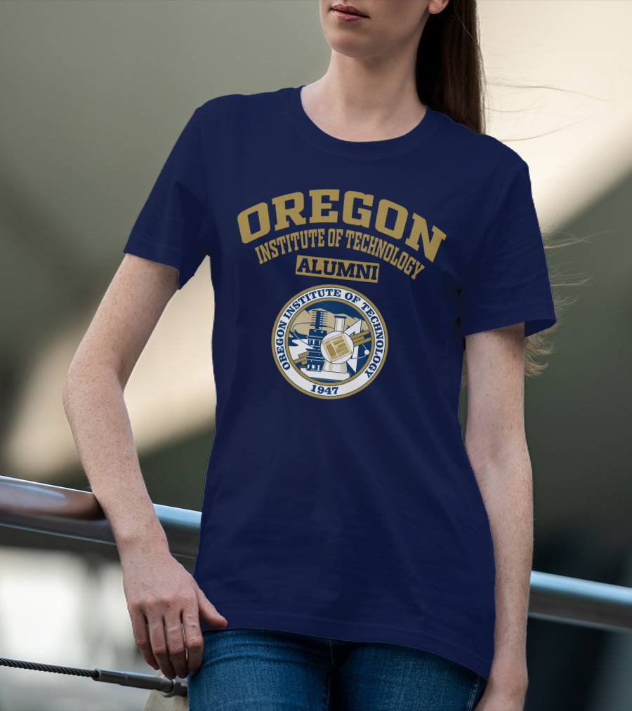 Oregon Institute Of Technology Alumni 1947 Crest T-Shirt