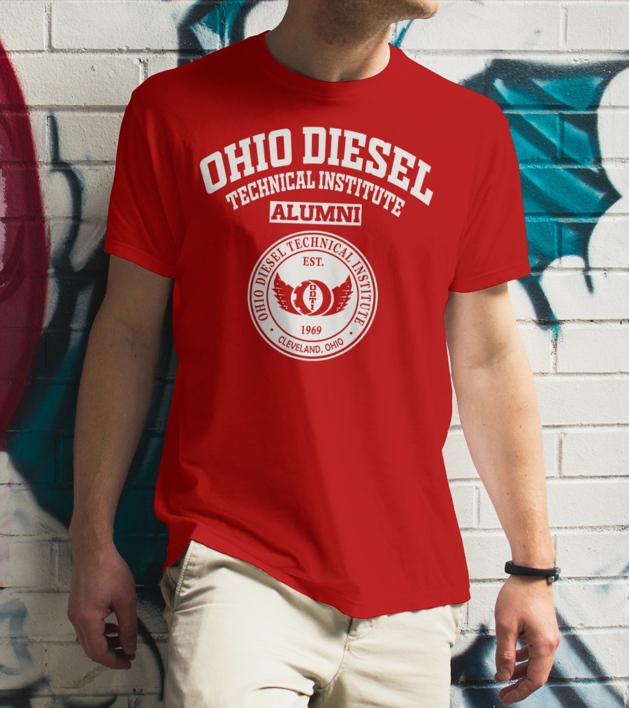 Ohio Diesel Technical Institute Alumni EST. 1969 Cleveland Ohio T-Shirt
