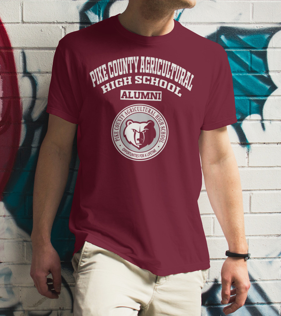 Pike County Agricultural High School Alumni Opportunities For A Lifetime Bear T-Shirt