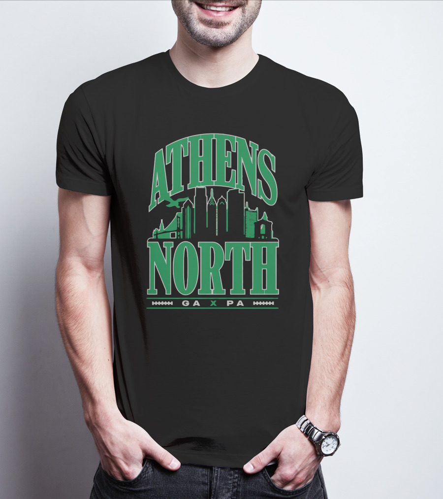 ATHENS NORTH GA PA Skyline T-Shirt
