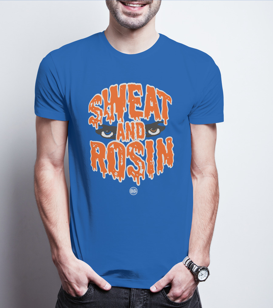 SWEAT AND ROSIN Eyes Dripping Orange 86 T-Shirt